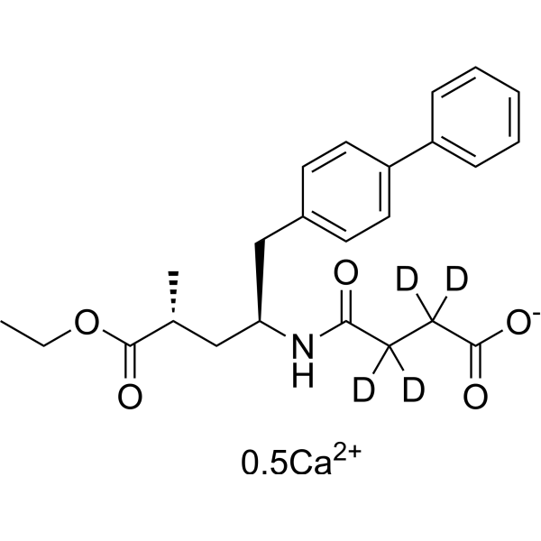 Sacubitril-d4 hemicalcium salt (AHU-377-d4 hemicalcium salt)